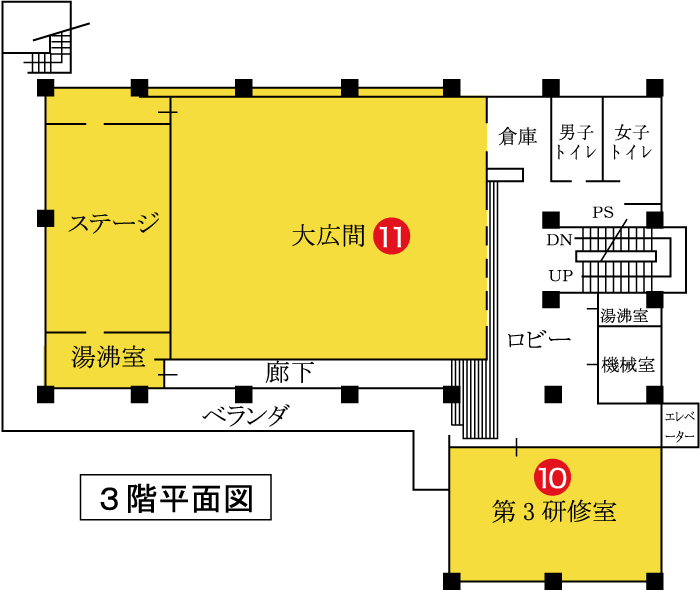 3階フロアマップ